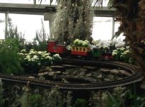 Well, maybe one comment: This little train among all the flowers was rather sweet!